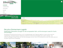 Tablet Screenshot of j-zimmermann-transporte.de
